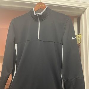 Nike Golf ThermaFit Pullover 3/4 Zip Black - Size L